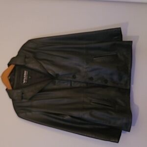 Wilsons Women's Real Genuine Leather Blazer Jacket - Size L